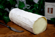 Buche de Chevre French Goat cheese full log on a cheeseboard