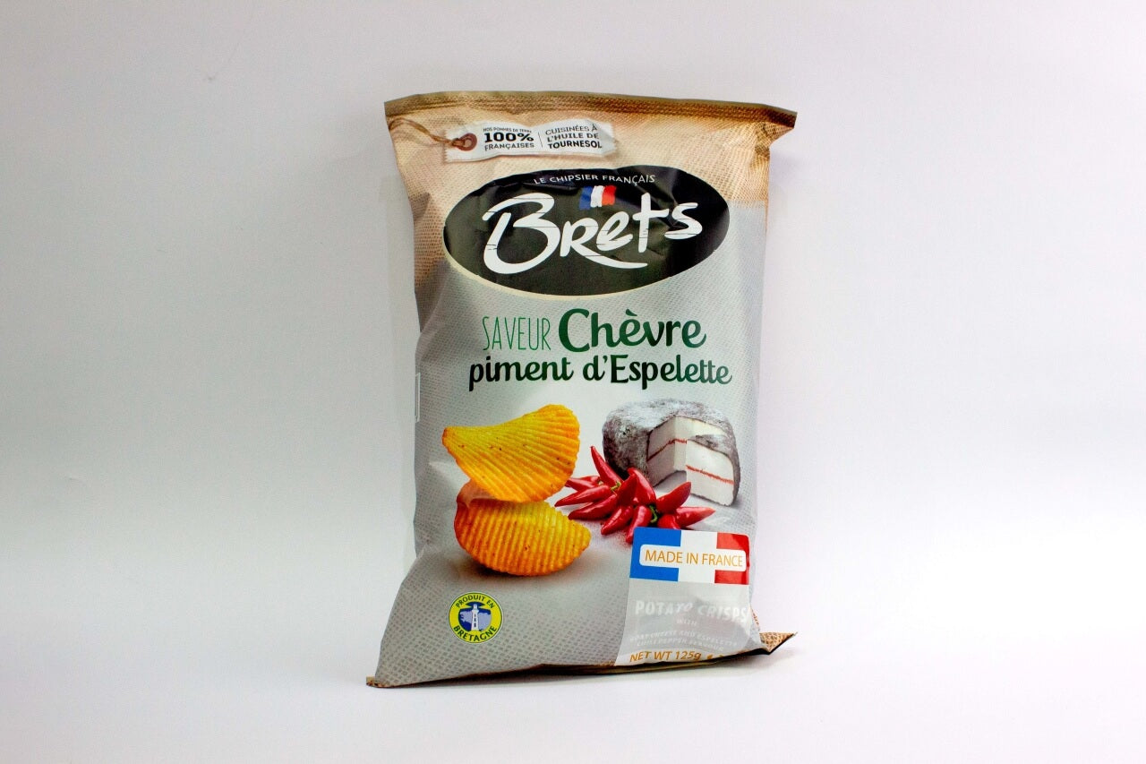 Brets Potato Chips from Brittany — Petits Oignons Flavor 125g