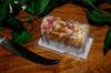 Log of Buche de chevre aux fleurs, French goat cheese with edible flowers