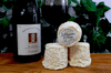 Chabicou du poitou, fromage de chevre, French goat cheese on a cheeseboard