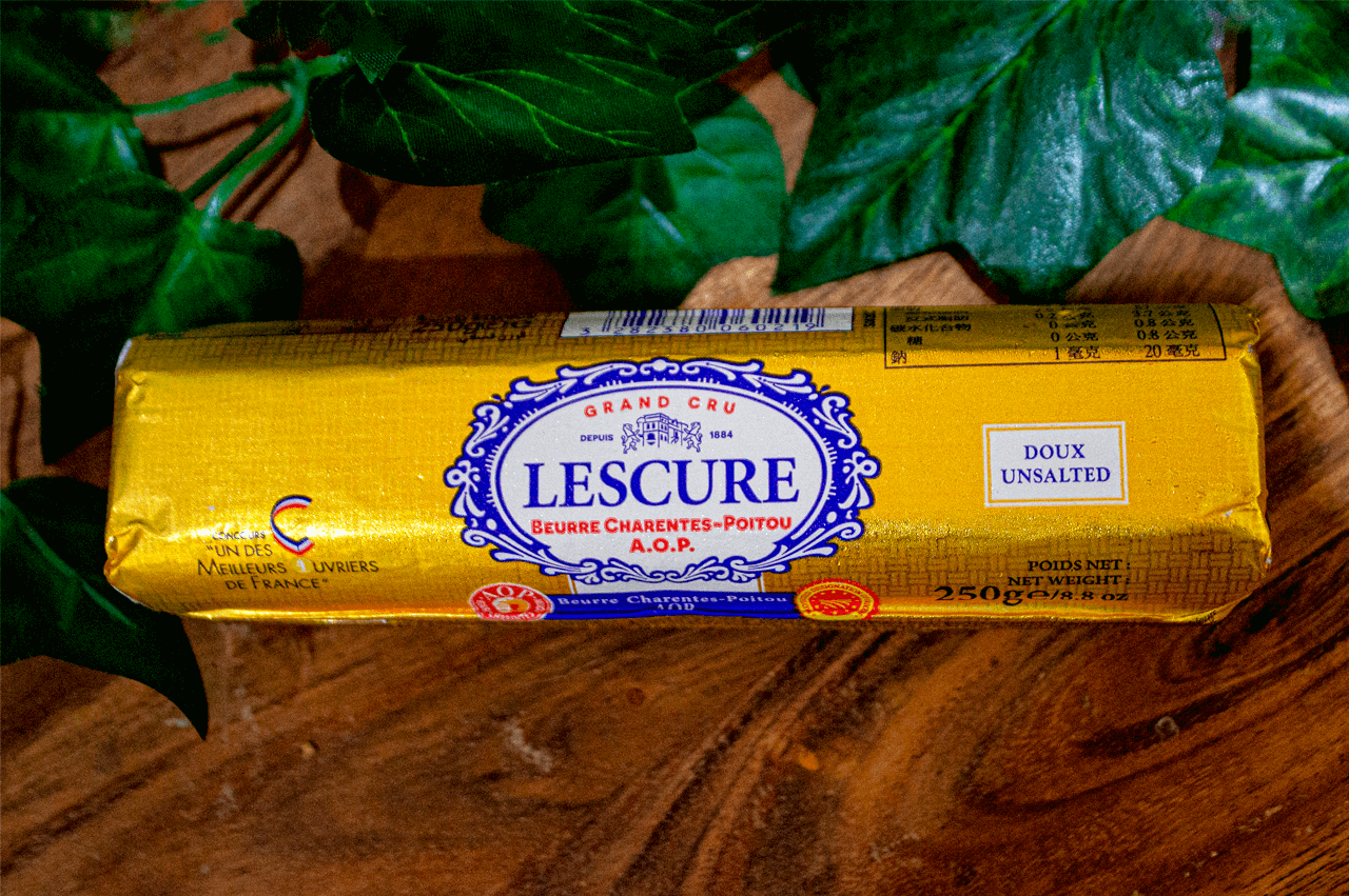 Lescure Unsalted Butter Roll 250g | Premium French AOP Butter | Deliss ...