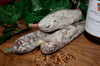 French Free range pork SAUCISSON SEC, aged French Salami, on a charcuterie board