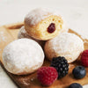 French beignet Red fruits mini donut