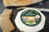 French cheese Rond du Val Papillon full wheel with crackers